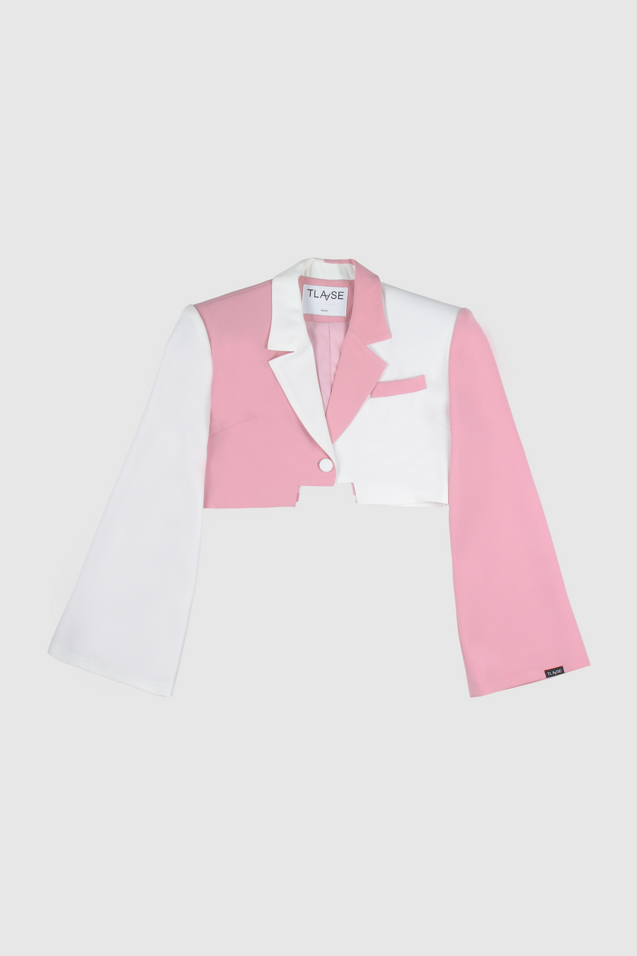 Classic Pink and White Blazer
